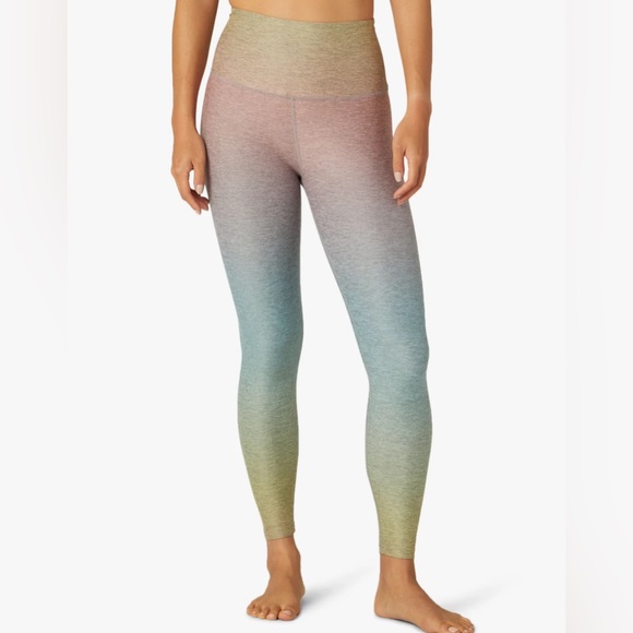 Beyond Yoga Pants - Beyond Yoga Sunset Prismatic SoftMark High Waisted Midi Legging Size XS